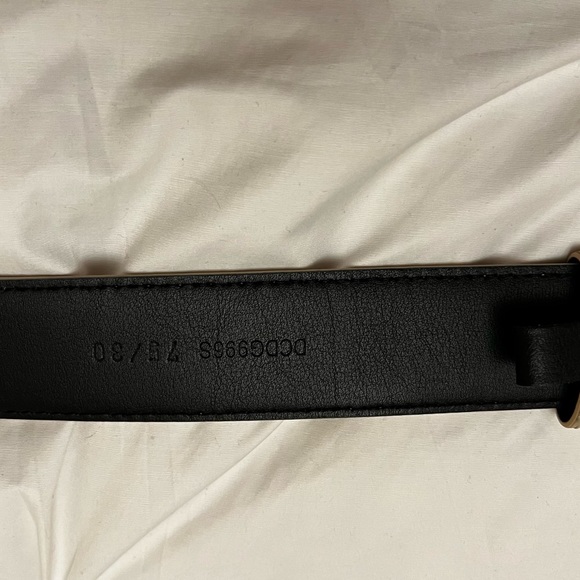 👉🏼 BRAND NEW  • Versace Metallic Gold Leather Medusa Belt 75CM - NO SCRATCHES - Picture 11 of 15